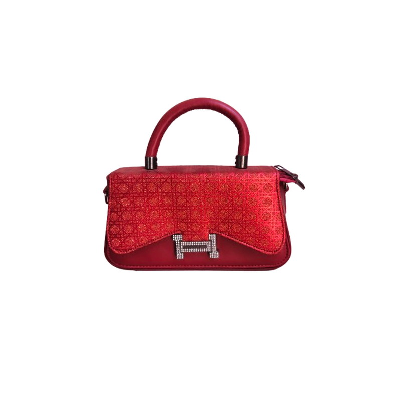Sac à main couleur rouge