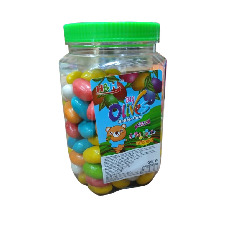 Chewingum olives
